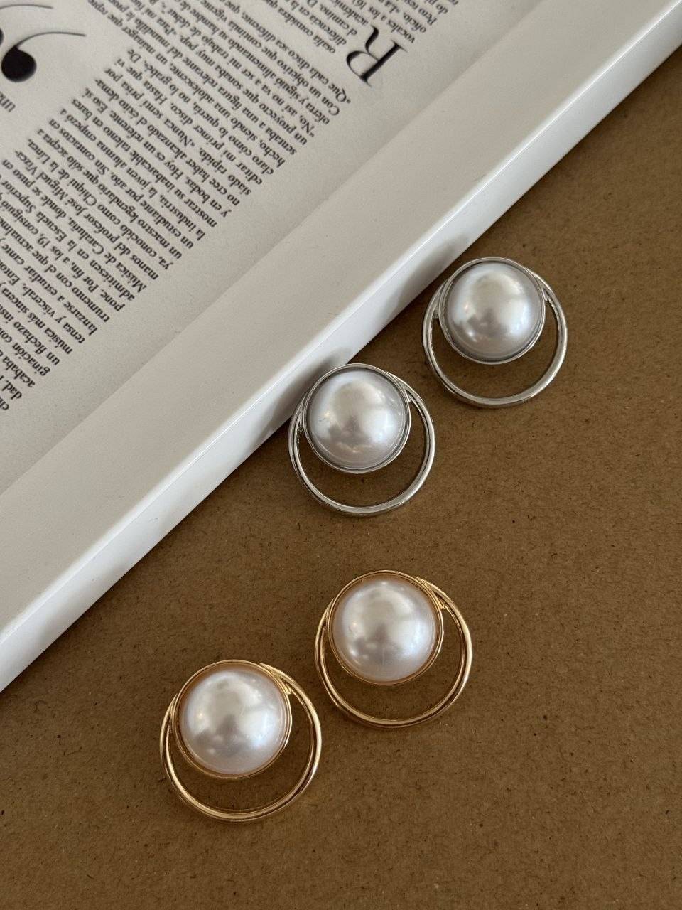 گوشواره میخی مروارید