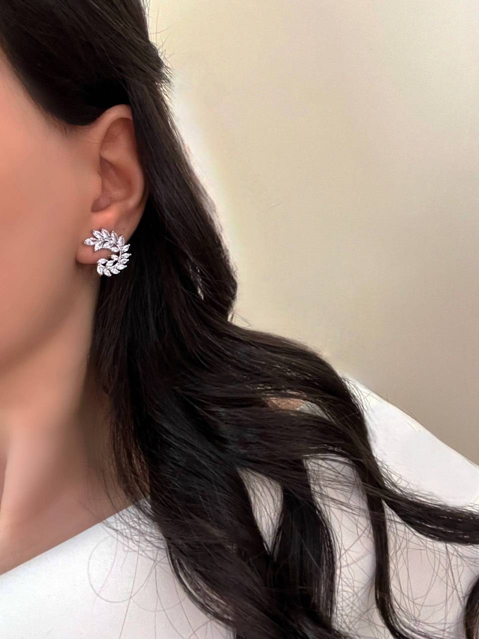 گوشواره زنانه مجلسی پرکار کالکشن کوالیتی